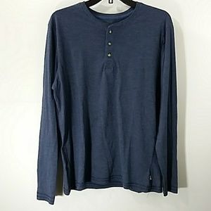 Levi's Navy Blue Long Sleeves Shirt Size M